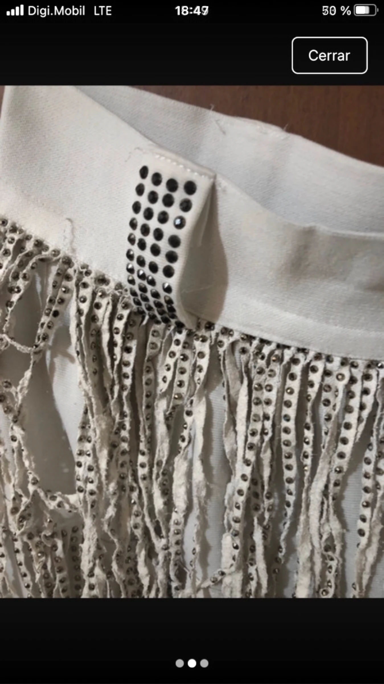 Saia branca com franjas – photo 2